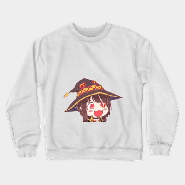 Megumin Ohayou! Crewneck Sweatshirt by MemeShark